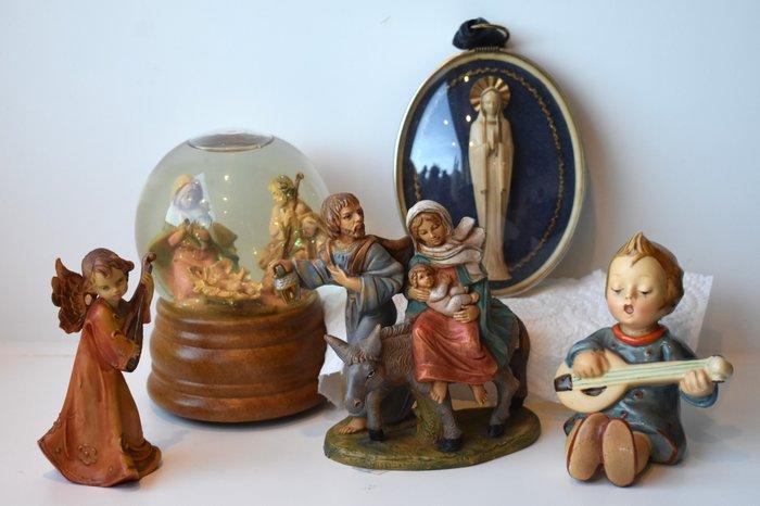 Kerstdecoratie Sankyo - Roman (5) - muziekdoos en beeldje, Diversen, Kerst