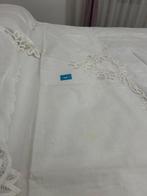 Drap de lit - 280 cm - 240 cm - Broderie à la main