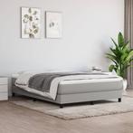vidaXL Pocketveringmatras 140x190x20 cm stof lichtgrijs, Huis en Inrichting, Slaapkamer | Matrassen en Bedbodems, Verzenden, Nieuw