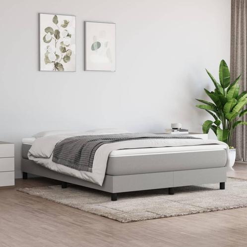 vidaXL Pocketveringmatras 140x190x20 cm stof lichtgrijs, Huis en Inrichting, Slaapkamer | Matrassen en Bedbodems, Nieuw, Verzenden