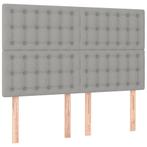 4 Hoofdborden Lichtgrijs 72cm - Topdeal! Tweede Kansje, Verstelbaar, Verzenden, Klassiek, Nieuw
