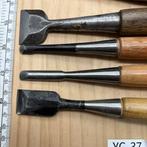 Japanse timmermansbeitels Nomi – YC37 set van 10 – Gebruikt