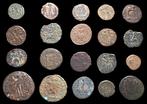 Romeinse Rijk Lote 20 monedas Æ acuñadas entre los siglos, Postzegels en Munten