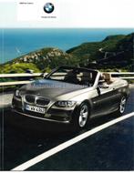 2009 BMW 3 SERIE CABRIOLET BROCHURE DUITS, Ophalen of Verzenden, Nieuw