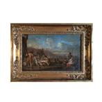 Georg Philipp I Rugendas (1666-1742) - Paesaggio con Soldati