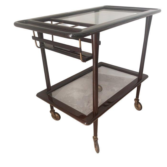 ICO PARISI - Cesare Lacca - Chariot de service - Bois,, Huis en Inrichting, Overige Huis en Inrichting