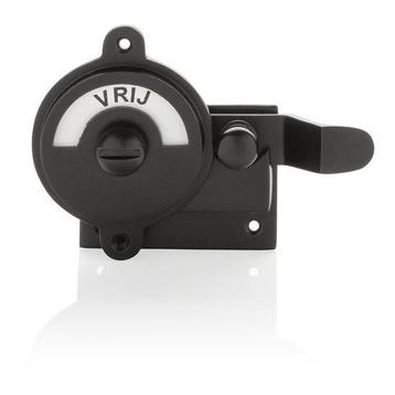 WC Slot - Hendel vrij-bezet mat zwart beschikbaar voor biedingen