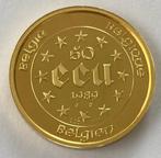 Belgique. 50 Ecu 1989 Charlemagne 1/2 Oz Gold .999
