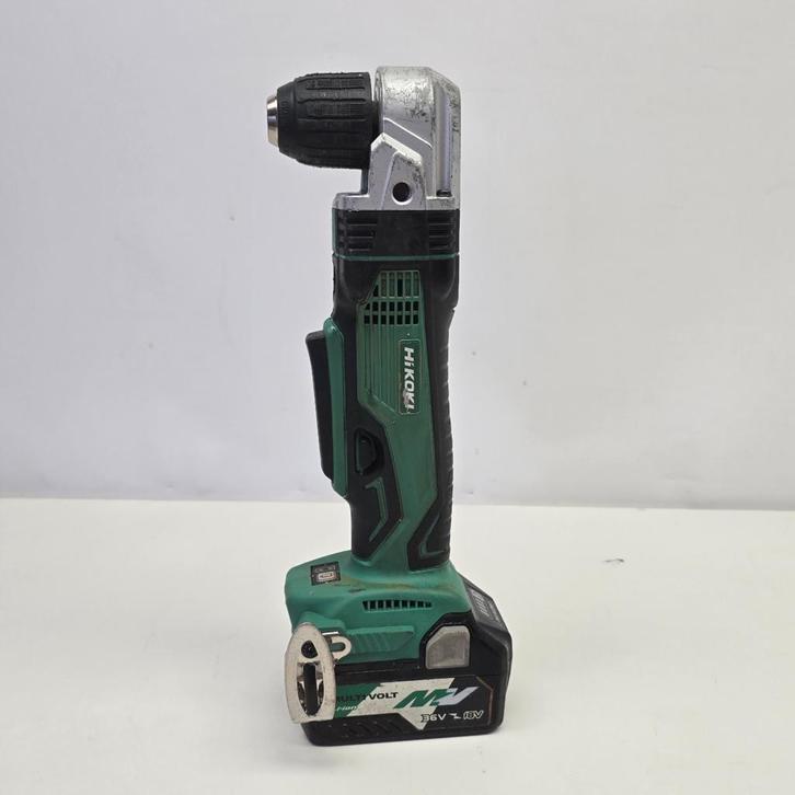 Hitachi Haakse Boormachine Incl. Accu | Nette Staat, Doe-het-zelf en Bouw, Gereedschap | Boormachines, Nieuw, Ophalen of Verzenden