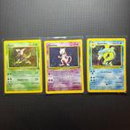 Pokémon - 3 Card - Pinsir, Mewtwo, Gyarados Foil - WOTC -, Nieuw