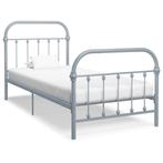 Robuust Bedframe Grijs 100x200 | Retour Deal, 100 cm, Eenpersoons, Verzenden, Klassiek