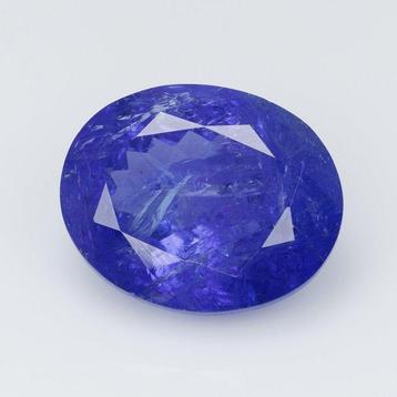 1 pcs Blauw Tanzaniet - 14.20 ct - Antwerp Laboratory for