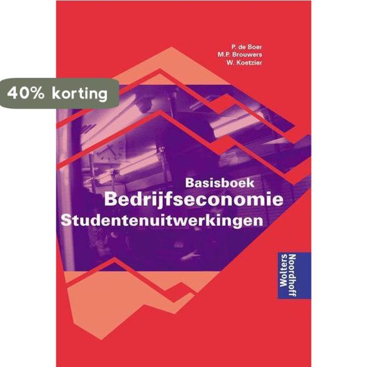 BASISBOEK BEDRIJFSECONOMIE UITW DR 4 9789001094140, Boeken, Schoolboeken, Gelezen, Verzenden
