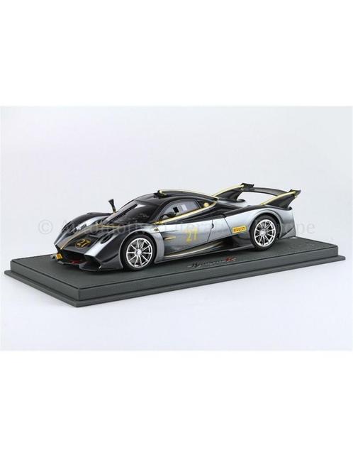 2021 PAGANI HUAYRA R MET GREY BBR MODELAUTO 108/150, Hobby en Vrije tijd, Modelauto's | 1:18
