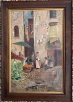 Oscar Ricciardi (1864-1935) - Vegetable Market Naples