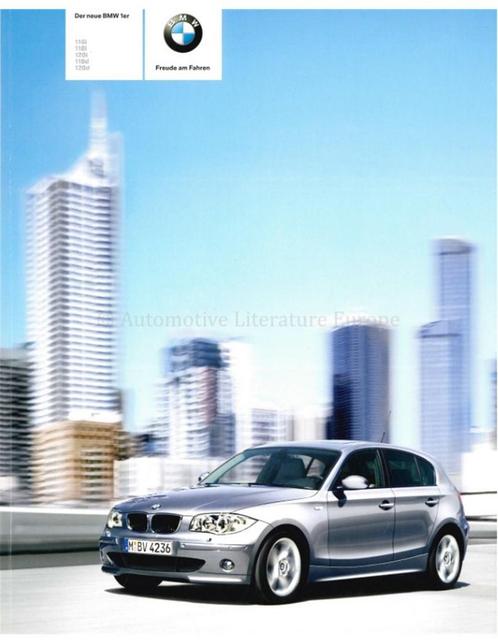 2005 BMW 1 SERIE BROCHURE DUITS, Boeken, Auto's | Folders en Tijdschriften