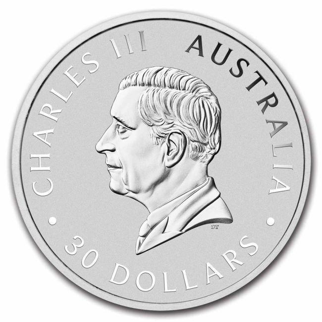 Australië. 30 Dollars 2024 1 Kilo $30 AUD Australian Silver, Postzegels en Munten, Edelmetalen en Baren