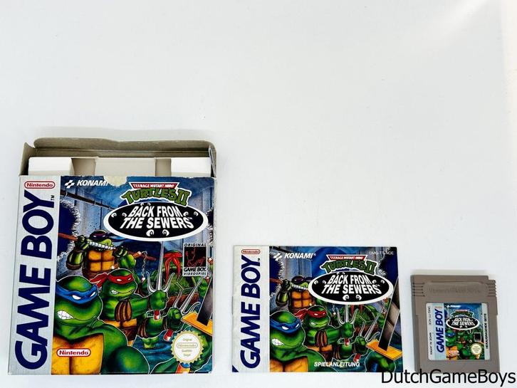 Gameboy Classic - Turtles II - Back From The Sewers - NOE (1, Games en Spelcomputers, Games | Nintendo Game Boy, Gebruikt, Verzenden