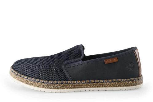 Rieker Instappers in maat 44 Blauw | 5% extra korting, Kleding | Heren, Schoenen, Blauw, Zo goed als nieuw, Overige typen, Verzenden