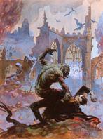Franck Frazetta - 2 Giclée - Halloween - Le cavalier sans, Nieuw