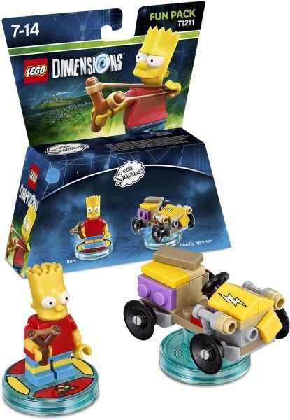 LEGO Dimensions Fun Pack The Simpsons-Bart Simpson, Verzamelen, Poppetjes en Figuurtjes, Ophalen of Verzenden