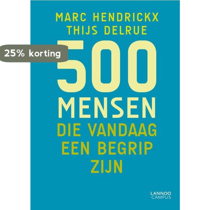 500 mensen die vandaag een begrip zijn / 500 woorden, Boeken, Economie, Management en Marketing, Gelezen, Verzenden