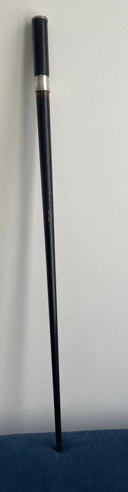 Wandelstok - Hout, Verzilverd, Antiek en Kunst, Antiek | Overige Antiek