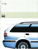 2003 VOLVO V40 BROCHURE FRANS, Nieuw