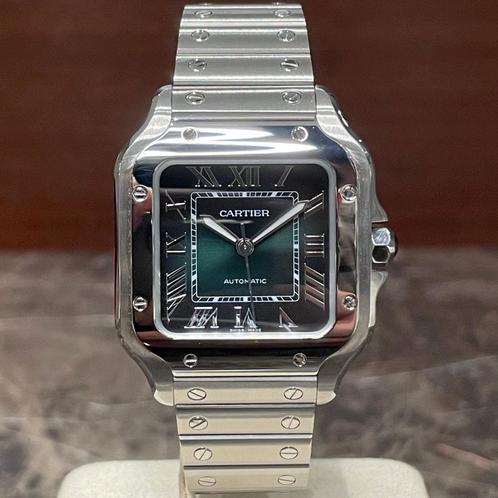 Cartier Santos WSSA0061 uit 2023, Handtassen en Accessoires, Horloges | Dames, Verzenden