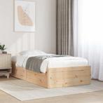 Bedframe Grenenhout 90x200 | OP=OP | Nu met 68% Korting!, Huis en Inrichting, Slaapkamer | Bedden, 90 cm, Eenpersoons, Verzenden