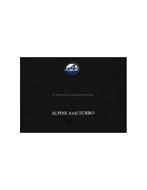 1992 ALPINE A610 TURBO BROCHURE NEDERLANDS, Ophalen of Verzenden, Nieuw