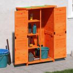 vidaXL Tuinschuur 83x57x140 cm massief grenenhout bruin, Tuin en Terras, Verzenden, Nieuw