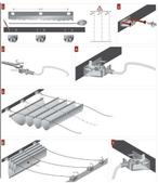 Staalkabel geleidings systeem harmonicadoek - 1 lijn, Tuin en Terras, Verzenden, Nieuw