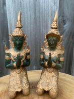 Tempelwachters ( 2 stuks ) - Thailand  (Zonder Minimumprijs), Antiek en Kunst