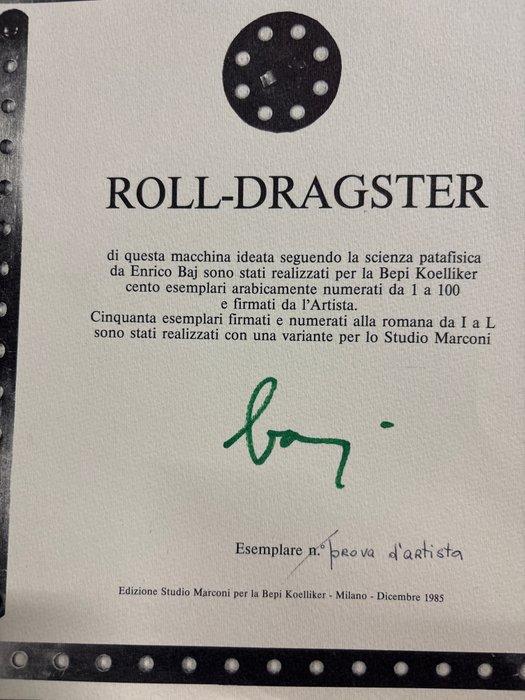 Enrico Baj (1924-2003) - sculptuur, Roller-Dragster - 23 cm, Antiek en Kunst, Antiek | Overige Antiek