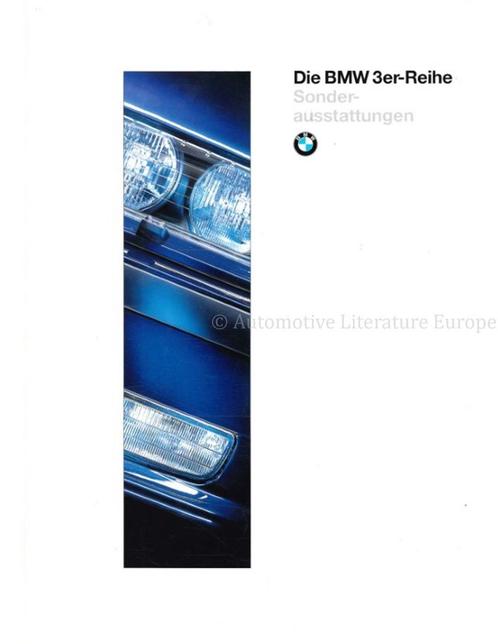 1994 BMW 3 SERIES SPECIAALUITVOERINGEN BROCHURE DUITS, Livres, Autos | Brochures & Magazines