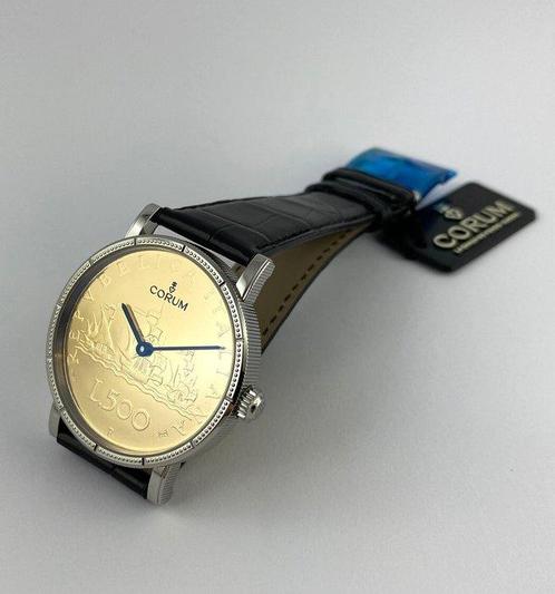 Corum - 500 Lire Oro Caravelle Controvento -, Handtassen en Accessoires, Horloges | Heren