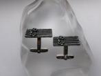 Argent - Boutons de manchette - Style Art déco
