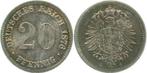 20pfennig Kaiserreich 1876g, Postzegels en Munten, Munten | Europa | Niet-Euromunten, België, Verzenden