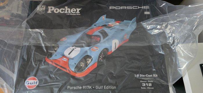 Pocher 1:8 - Model sportwagen - Porsche 917K - Gulf Edition, Hobby en Vrije tijd, Modelauto's | 1:5 tot 1:12