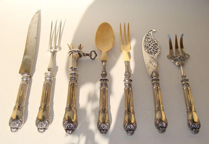 Alphonse Debain, Paris - Ménagère - Paris 1890, Antiek en Kunst, Antiek | Zilver en Goud