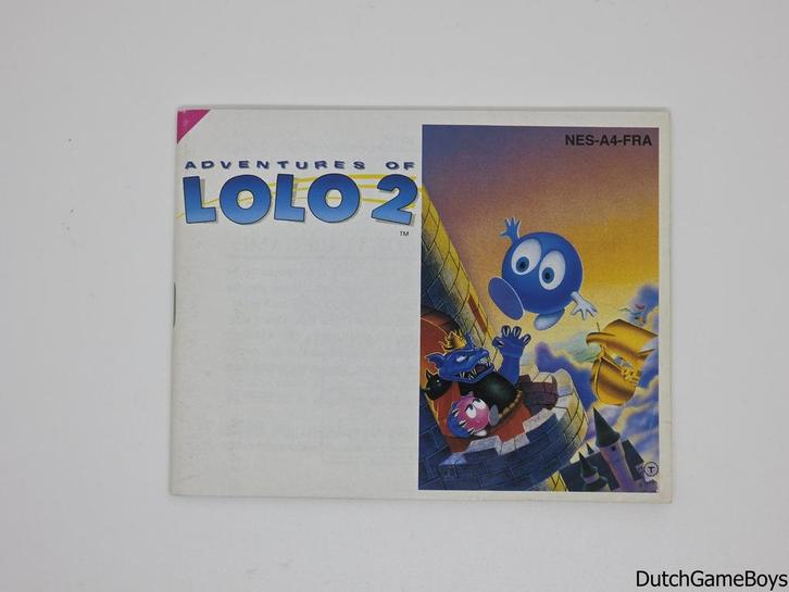 Nintendo Nes – Adventures Of Lolo 2 - FRA - Manual, Games en Spelcomputers, Games | Nintendo NES, Gebruikt, Verzenden