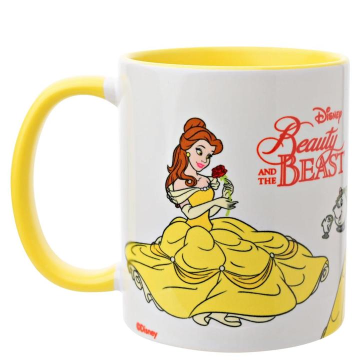Belle en het Beest Gekleurde Mok, Verzamelen, Disney, Ophalen of Verzenden