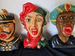 sculptuur, 3 Gapers, Apotheek - 31 cm - Gips - 2000, Antiek en Kunst
