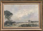 Anton Markus (1870-1955) - Wijds landschap met boerderij