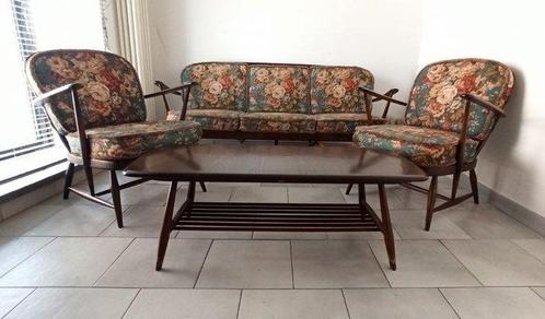 Ercol - Lucian Ercolani - Ensemble de sièges (4) - Bois,, Antiek en Kunst, Curiosa en Brocante