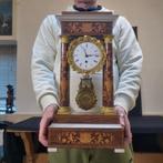 Pendule portique - Antique Bois, Bronze - 1850-1900 - Belle, Antiek en Kunst