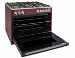 Cuisini�re � Gaz sur Four Electrique | Rouge | 5 Feux | Gril