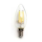LED Filament kaarslamp 4W E14 C35 Dimbaar 220V Warm Wit, Nieuw, E14 (klein), Verzenden