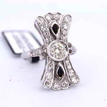 Ring - 18 karaat Witgoud - 2.20ct. tw. Diamant (Natuurlijk) beschikbaar voor biedingen